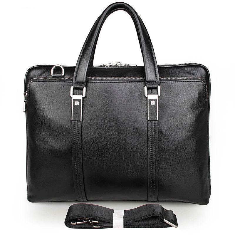 Gentleman Style Leather Men's Bags Business Bag Briefcases Men's Handbags Atmospheric And Stable Handbags - Mubimart