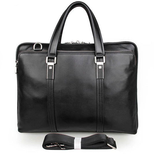 Gentleman Style Leather Men's Bags Business Bag Briefcases Men's Handbags Atmospheric And Stable Handbags - Mubimart