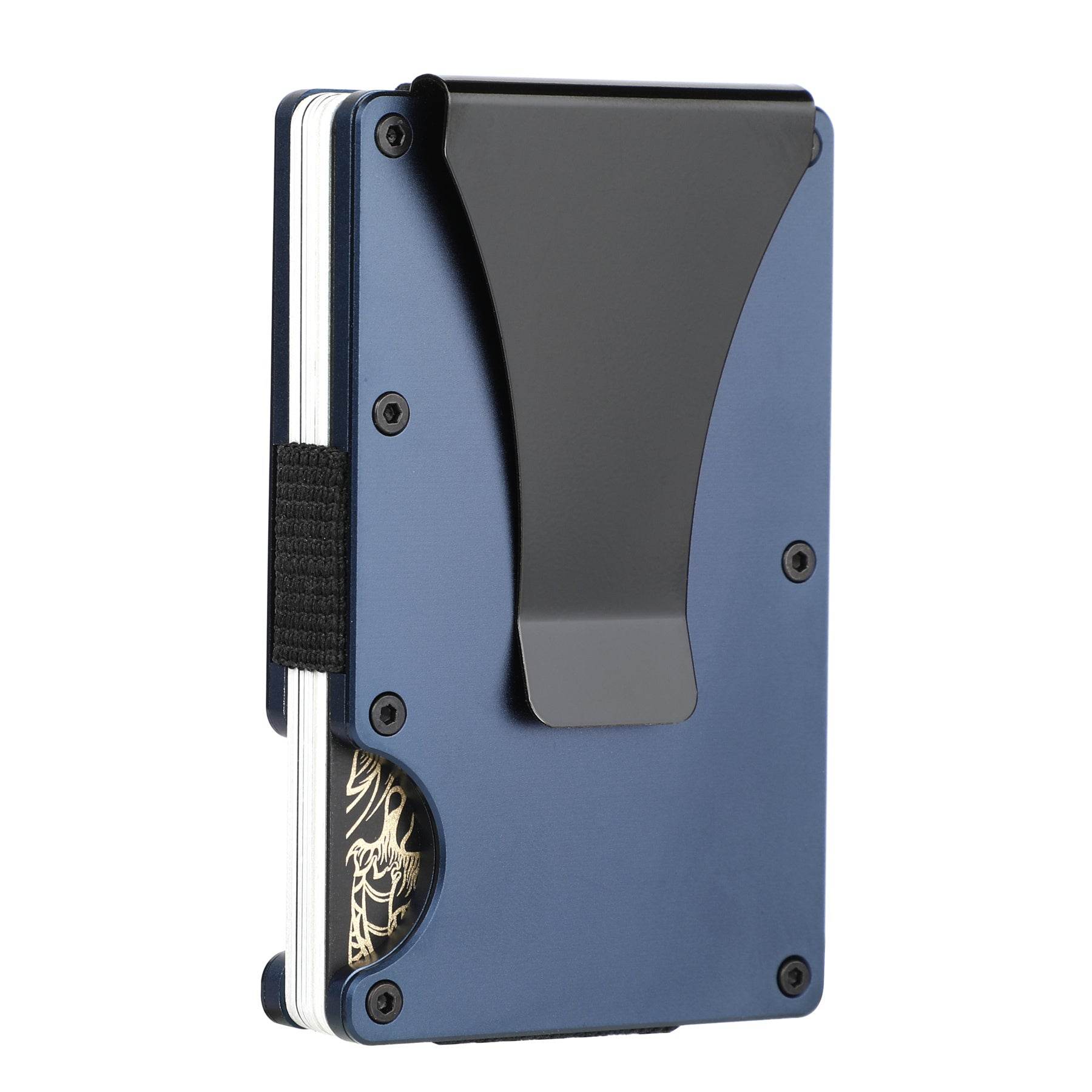Mens RFID Blocking Slim Money Clip Wallet ID Credit Card Holder Thin Minimalist - Mubimart
