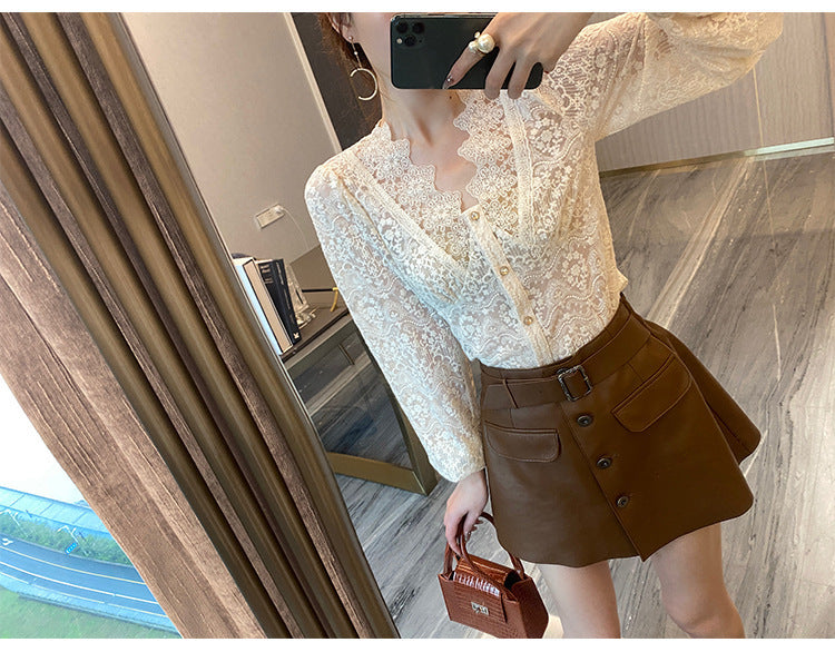 Blouses Women Classy Temperament Elegant Korean Fashion Clothing - Mubimart -  