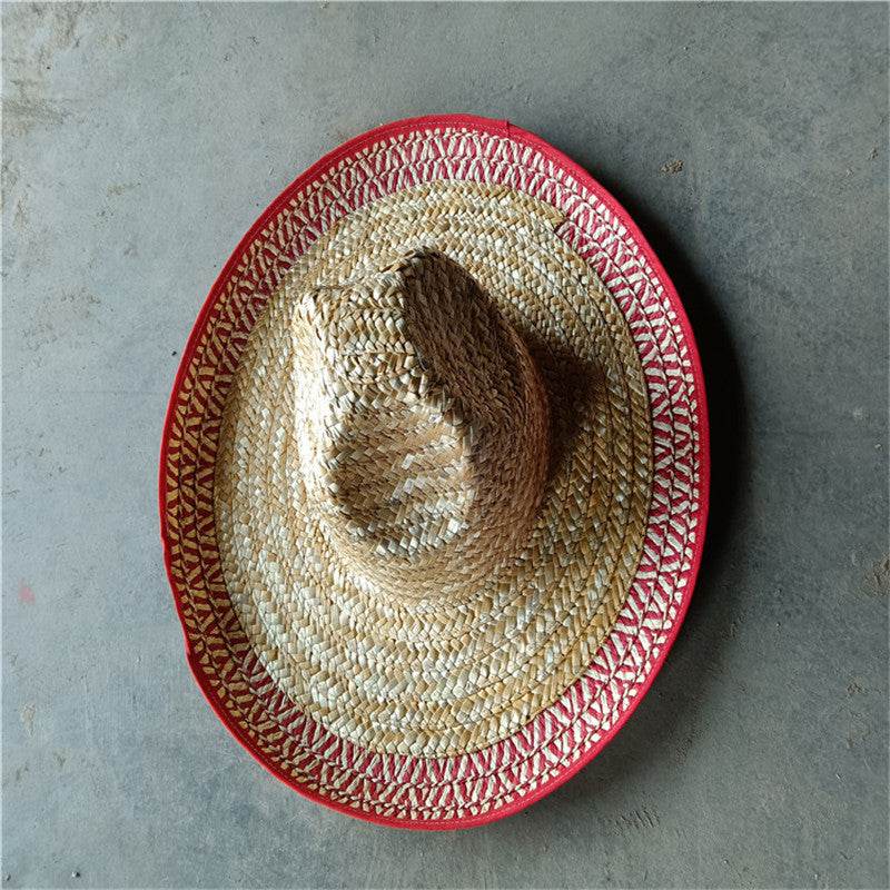 Straw Hats With Pointed Top And Big Brim Frills Are Best-selling Mexican Straw Hats - Mubimart