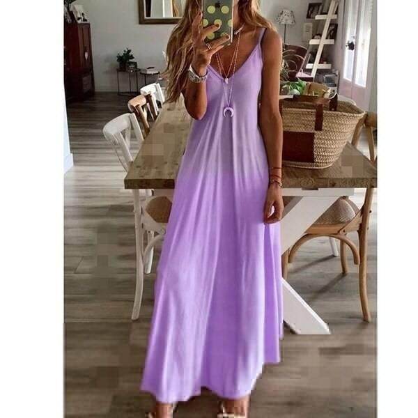 Tie-dye plus size sling jumpsuit - Mubimart