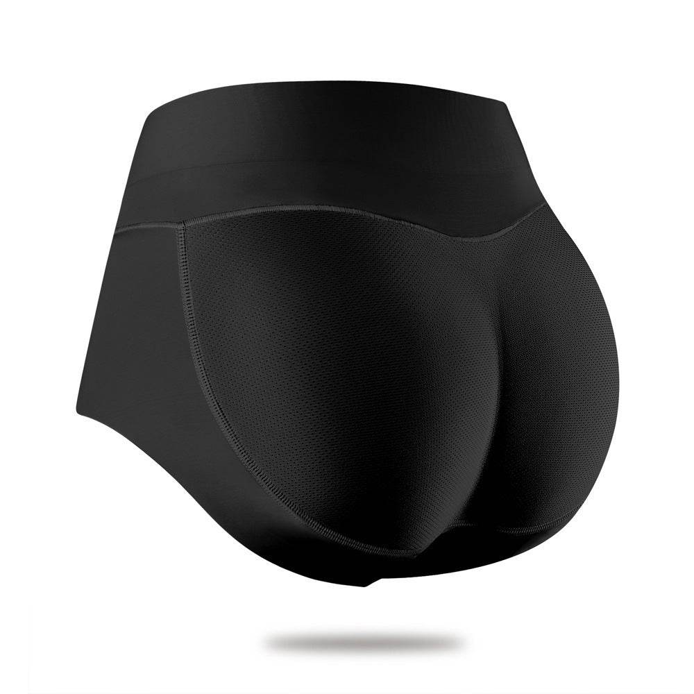 Women Middle Waist Sexy Pad Butt Lifter Hip Enhancer Fake Ass Mesh Underwear Push Up Panties Butt Body Shaper Seamless Buttocks - Mubimart