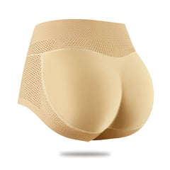 Women Middle Waist Sexy Pad Butt Lifter Hip Enhancer Fake Ass Mesh Underwear Push Up Panties Butt Body Shaper Seamless Buttocks - Mubimart - Hip shaper 