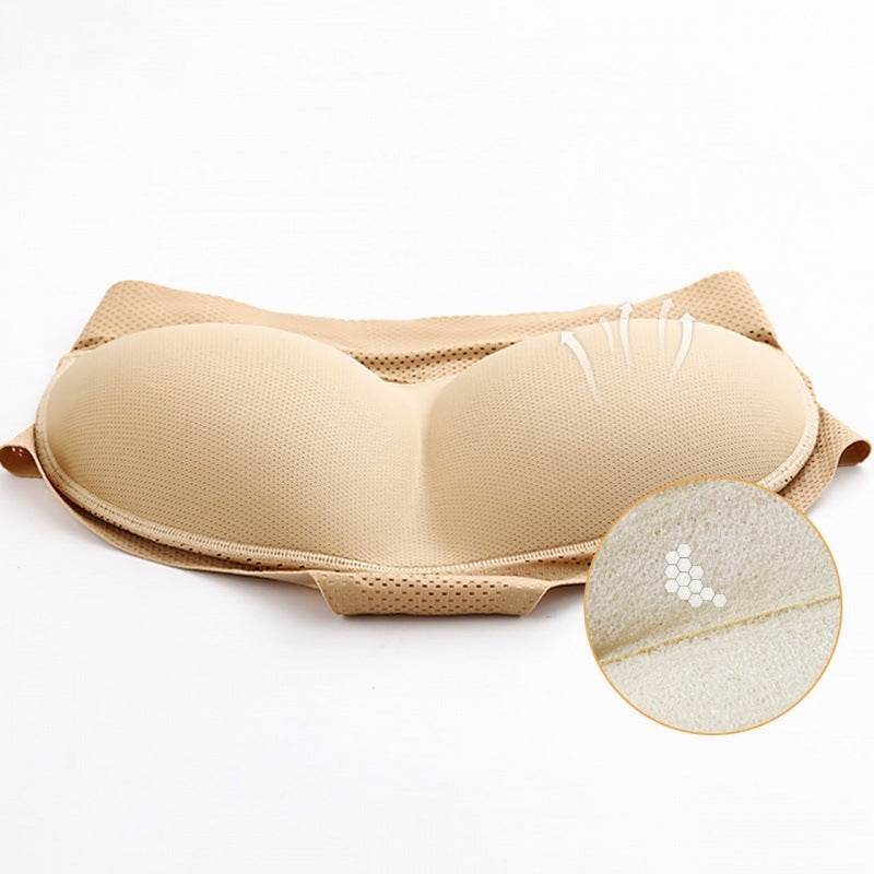 Women Middle Waist Sexy Pad Butt Lifter Hip Enhancer Fake Ass Mesh Underwear Push Up Panties Butt Body Shaper Seamless Buttocks - Mubimart