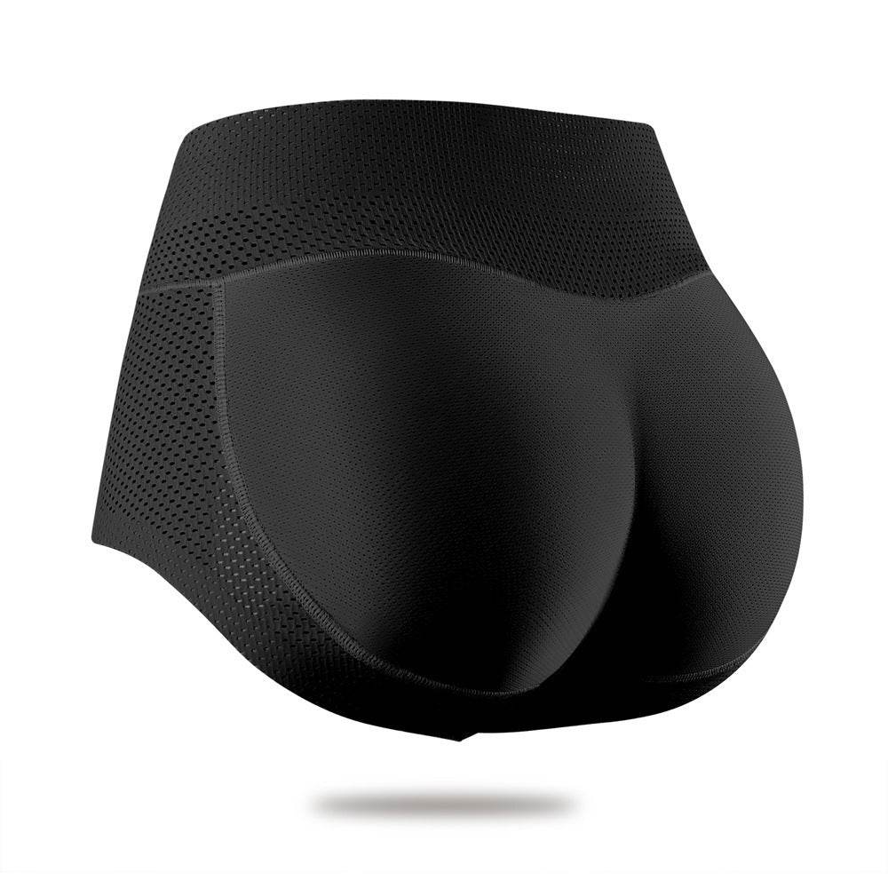 Women Middle Waist Sexy Pad Butt Lifter Hip Enhancer Fake Ass Mesh Underwear Push Up Panties Butt Body Shaper Seamless Buttocks - Mubimart