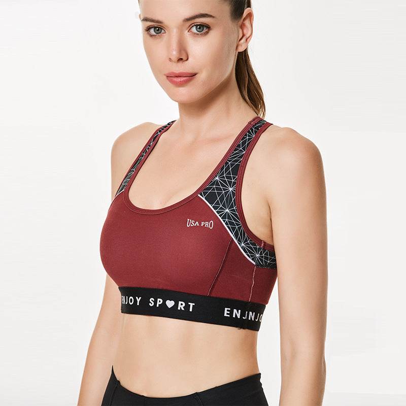 Running Fitness Bra Plus Size Yoga Vest - Mubimart