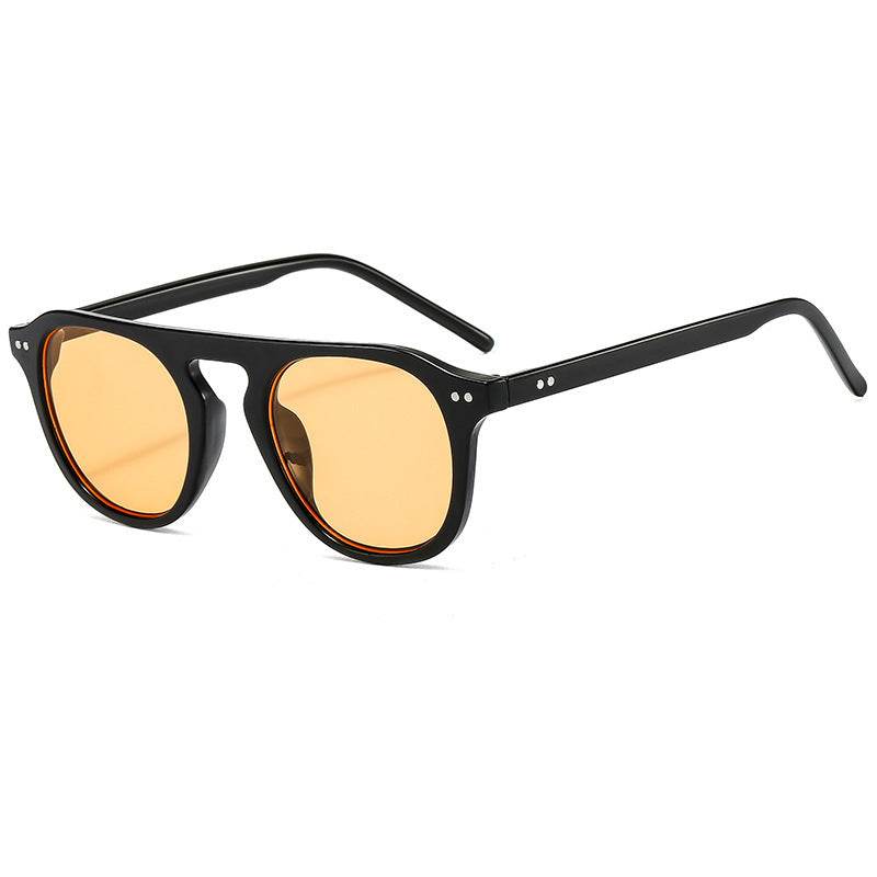 Trendy Jelly Color Aviator Sunglasses Sunglasses - Mubimart