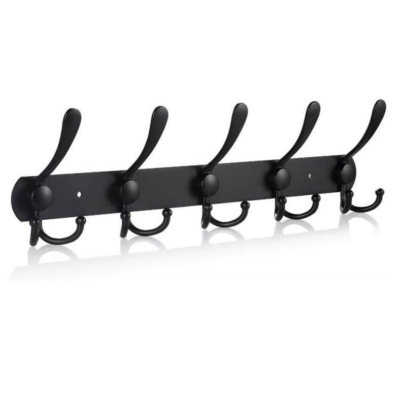 Black Stainless Steel Garment Hook Hook White - Mubimart