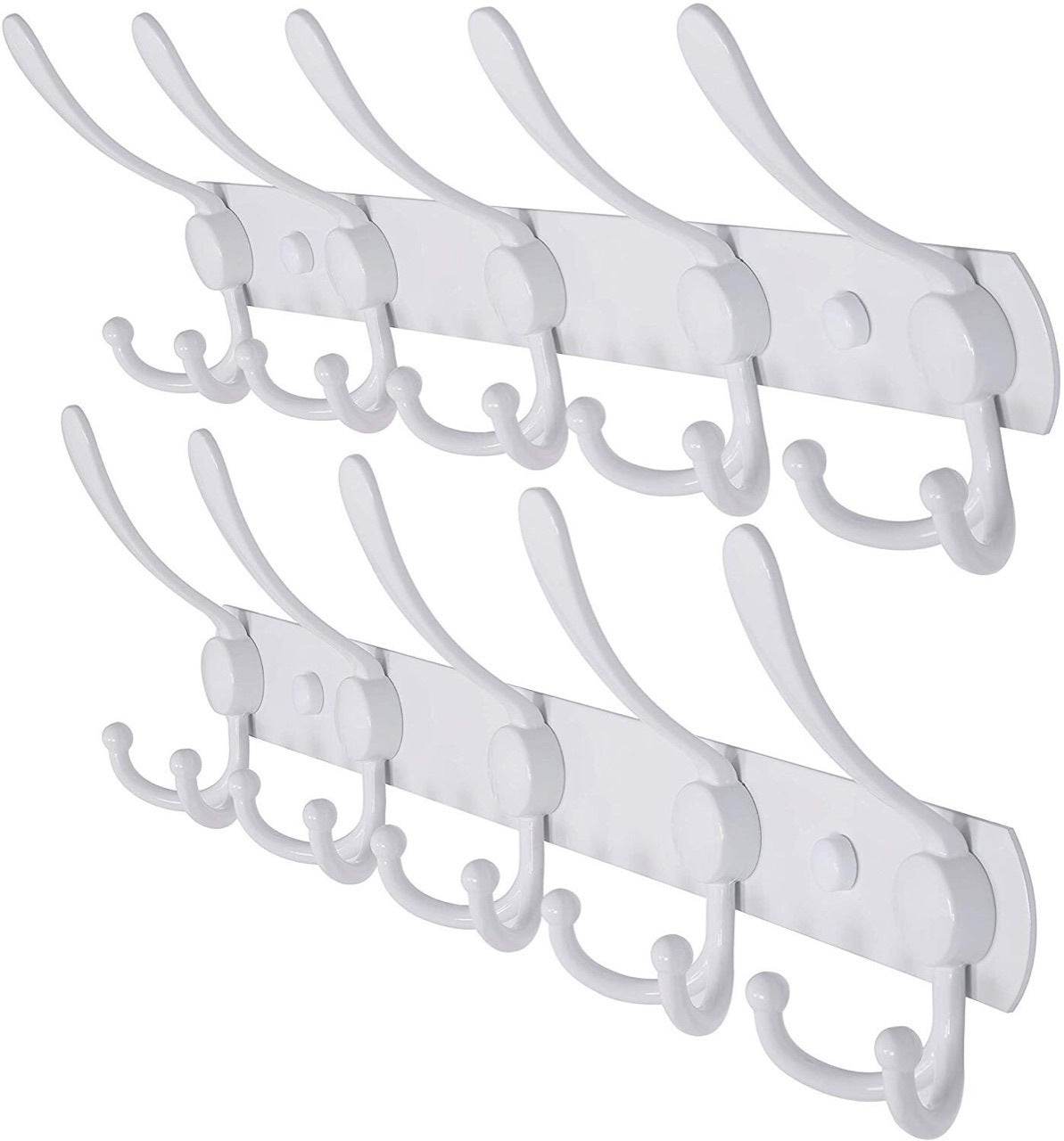 Black Stainless Steel Garment Hook Hook White - Mubimart