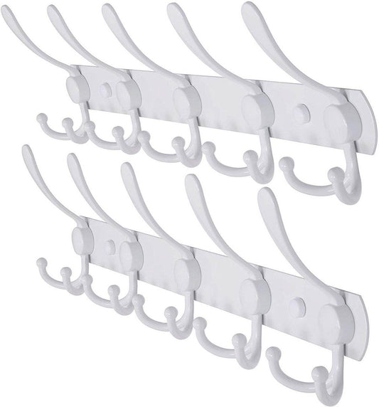 Black Stainless Steel Garment Hook Hook White - Mubimart