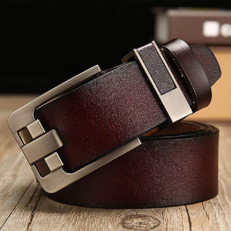Fashion Buckle Paint Finish Men's Alloy Belt - Mubimart