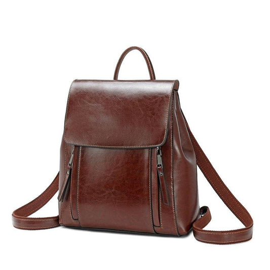 Backpack New Leather Bag For Women - Mubimart