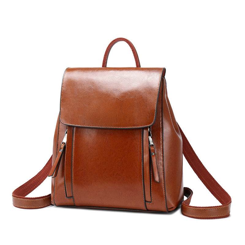 Backpack New Leather Bag For Women - Mubimart