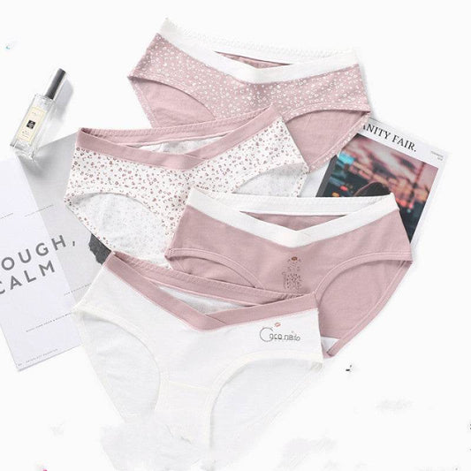 Cotton Antibacterial Maternity Panties - Mubimart