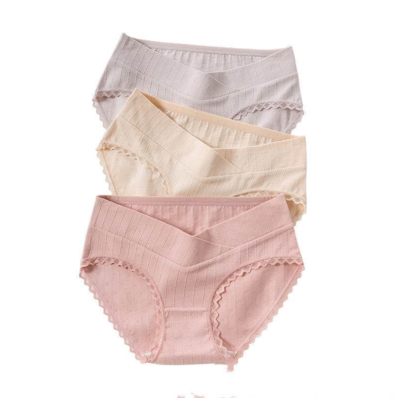 Cotton Antibacterial Maternity Panties - Mubimart
