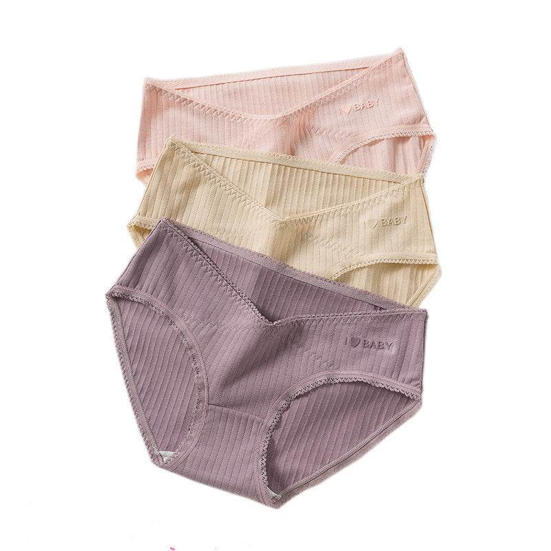 Cotton Antibacterial Maternity Panties - Mubimart