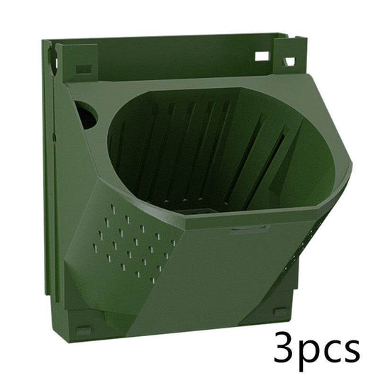 Stackable Flower Pot Wall Hanging Vertical Planter Succulent Plants Bonsai Vase Garden Home Decoration - Mubimart