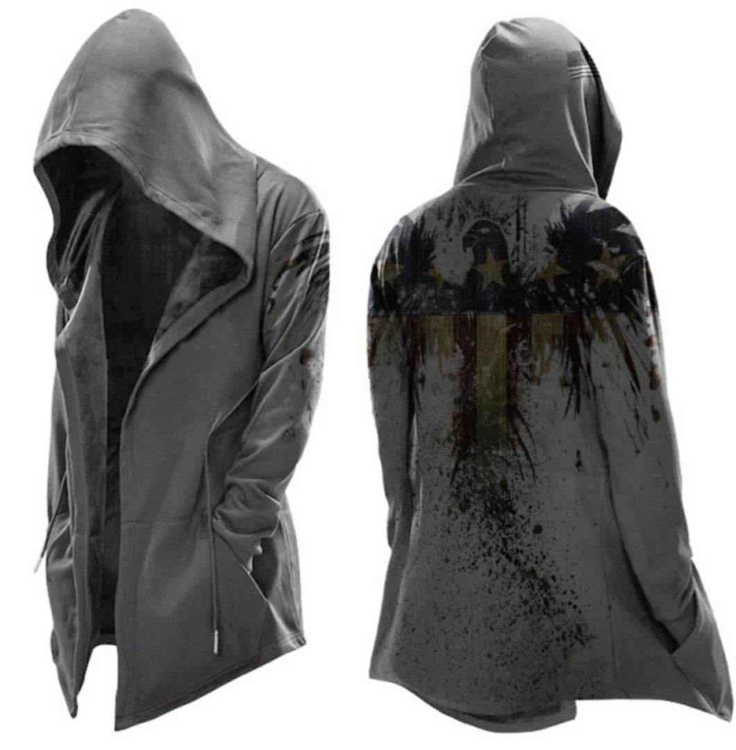 Personalized Printed Trench Coat - Mubimart