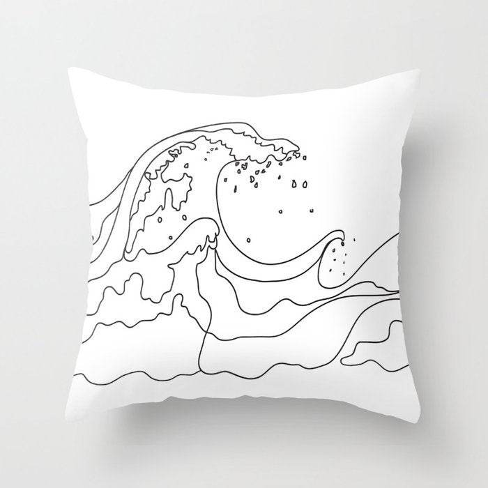 Pillowcase Black And White Geometric Pillowcase - Mubimart
