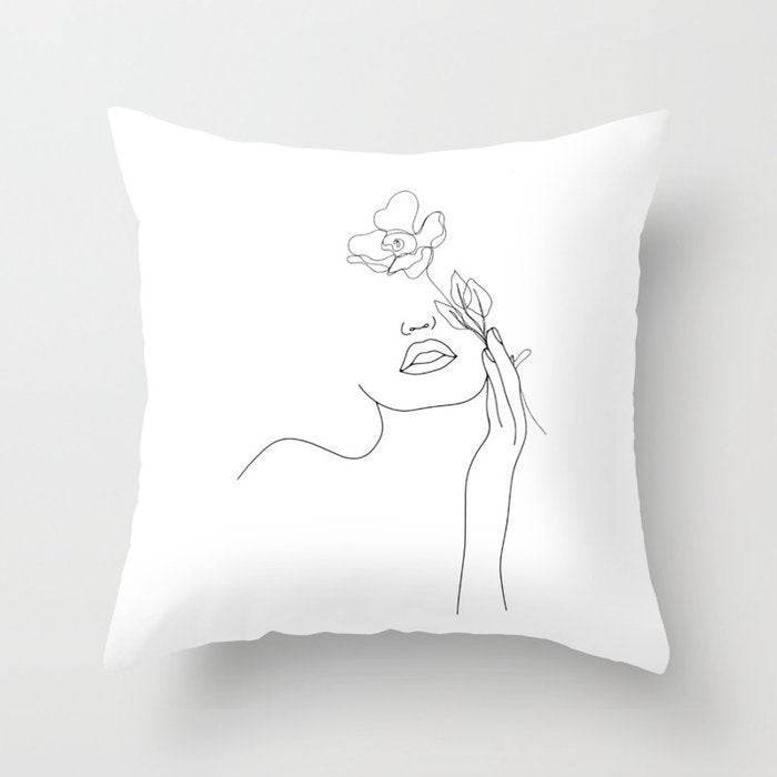 Pillowcase Black And White Geometric Pillowcase - Mubimart