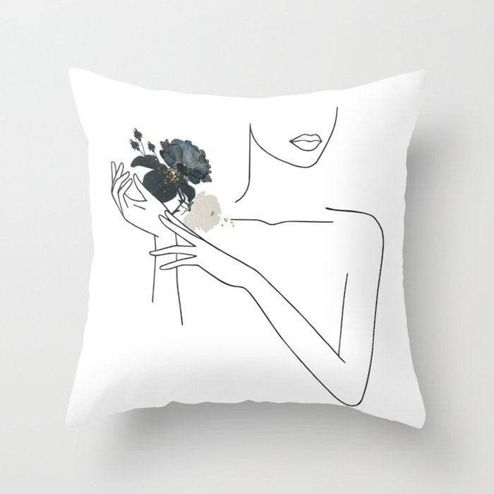Pillowcase Black And White Geometric Pillowcase - Mubimart