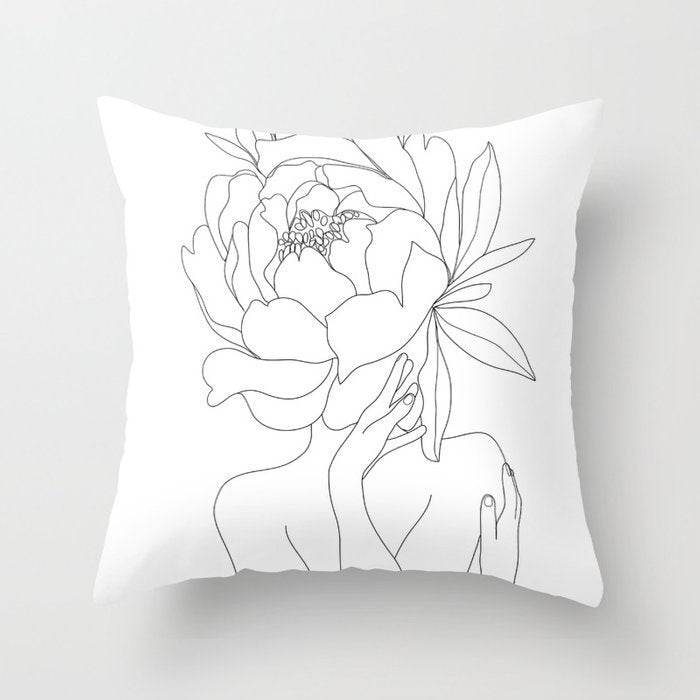Pillowcase Black And White Geometric Pillowcase - Mubimart
