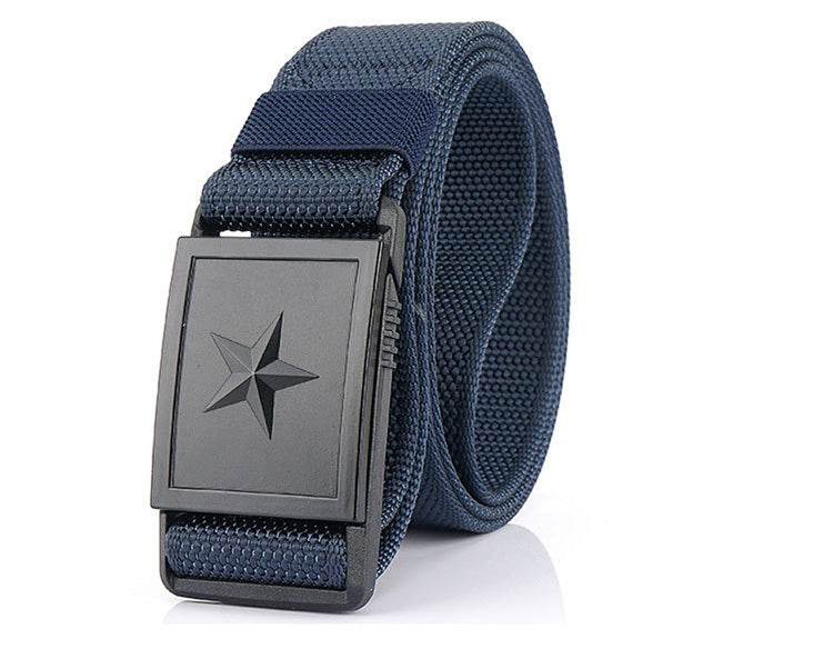 Men's Canvas Belt With Magnetic Buckle Belt - Mubimart