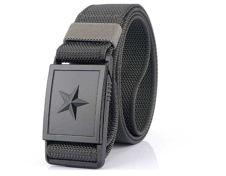Men's Canvas Belt With Magnetic Buckle Belt - Mubimart