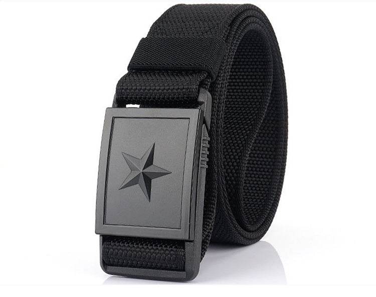 Men's Canvas Belt With Magnetic Buckle Belt - Mubimart
