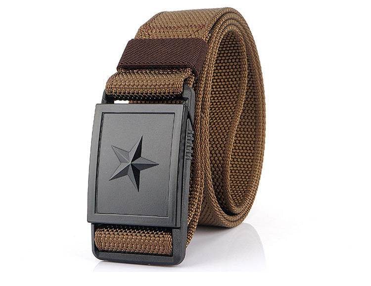 Men's Canvas Belt With Magnetic Buckle Belt - Mubimart