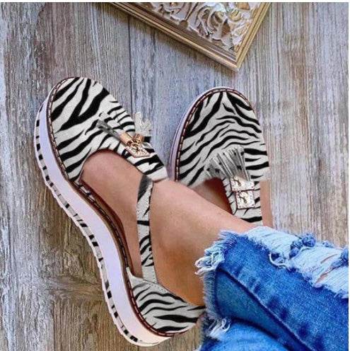 Tassel Flats Shoes Women Spring Summer Sandals - Mubimart
