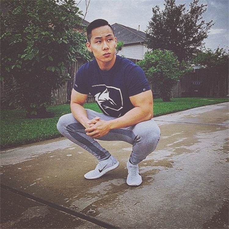 Gothic Shirt Streetwear Fitness Workout Fashion Cotton - Mubimart