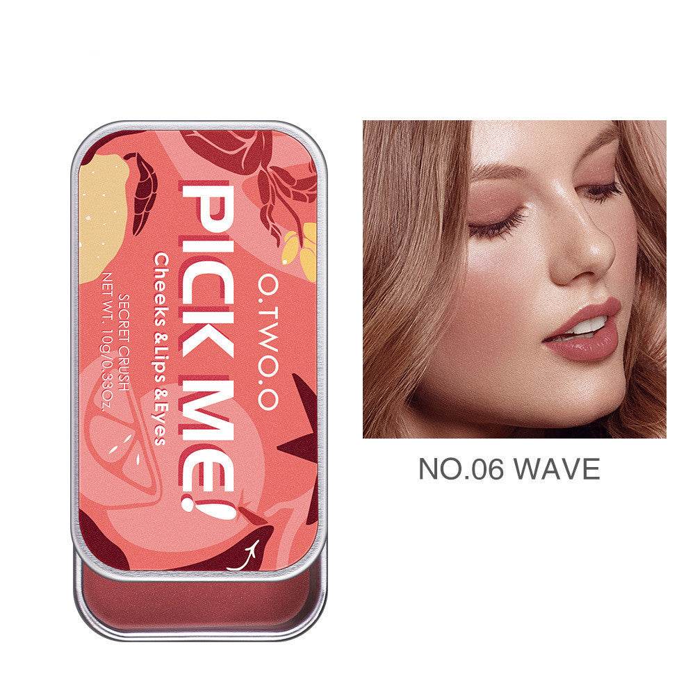 Monochrome Rouge Cream Lipstick Eye Shadow Blush 3 in 1 - Mubimart