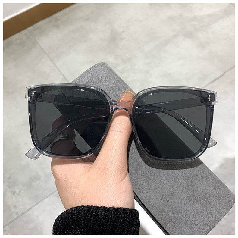 New Glasses Men And Women Sunglasses Black Frame Sunglasses - Mubimart