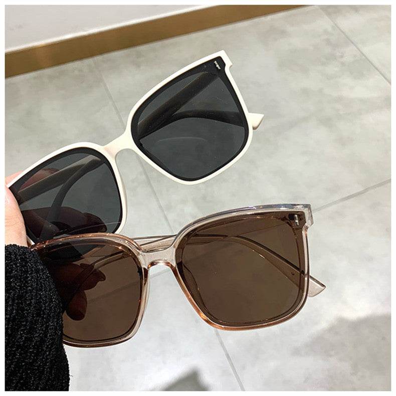New Glasses Men And Women Sunglasses Black Frame Sunglasses - Mubimart