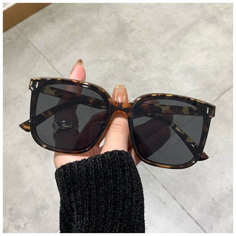 New Glasses Men And Women Sunglasses Black Frame Sunglasses - Mubimart