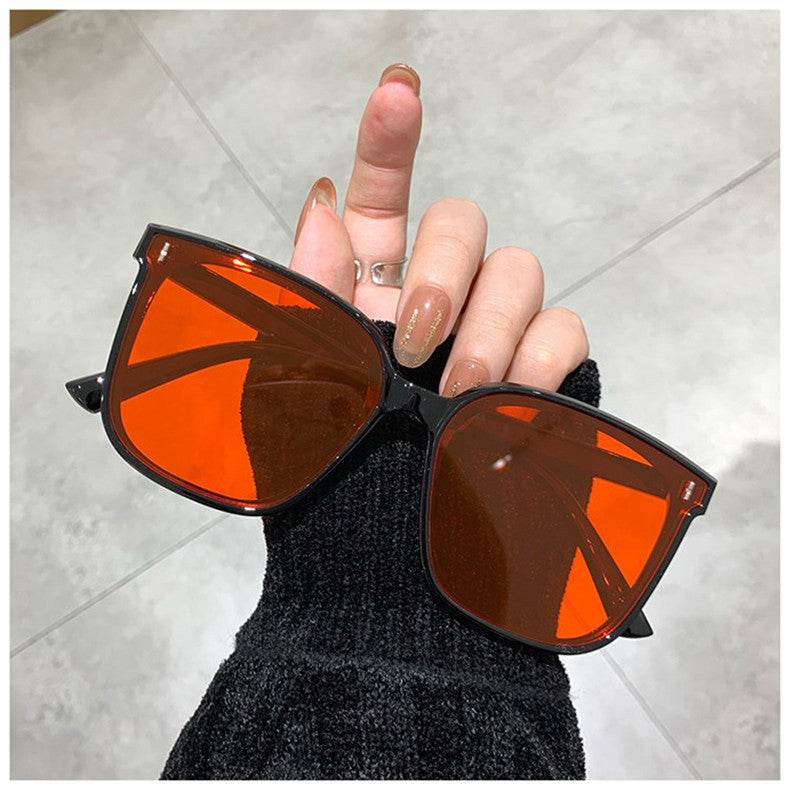 New Glasses Men And Women Sunglasses Black Frame Sunglasses - Mubimart