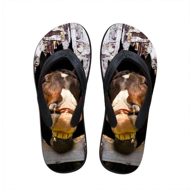 Flip-flops Outer Wear Flip Flops Beach Shoes - Mubimart