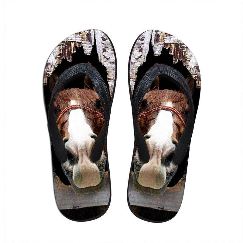 Flip-flops Outer Wear Flip Flops Beach Shoes - Mubimart