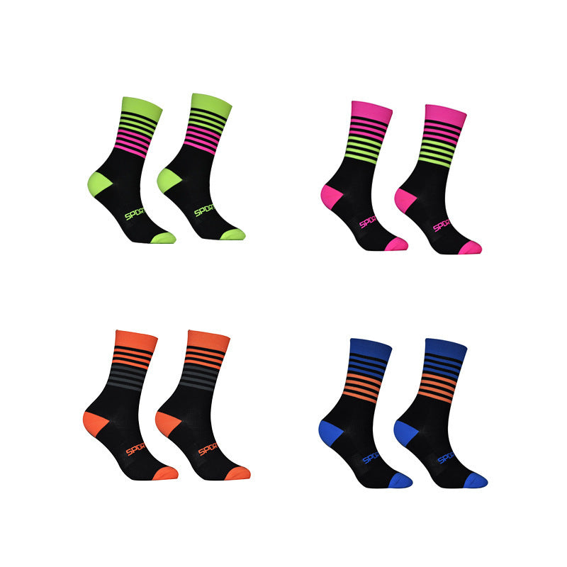 Sports Socks, Cycling Socks, Tube Socks, Men's And Women's Marathon Running Socks, Stockings - Mubimart - Athletic socks 