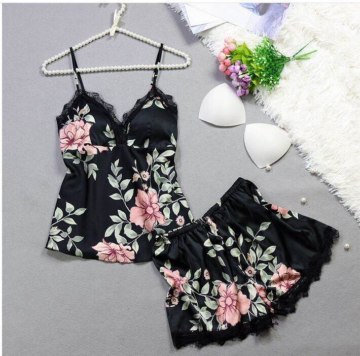 Sexy Temptation Lace Pajama Set - Mubimart