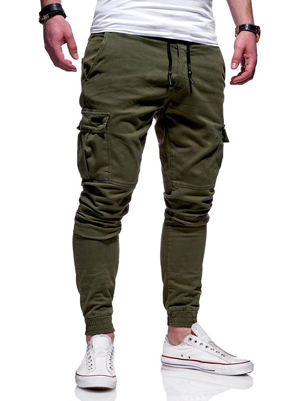 Men Jogger Pants New Fashion Sweatpants Men Fitness - Mubimart