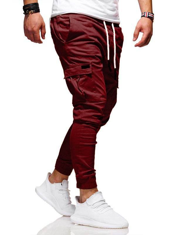 Men Jogger Pants New Fashion Sweatpants Men Fitness - Mubimart