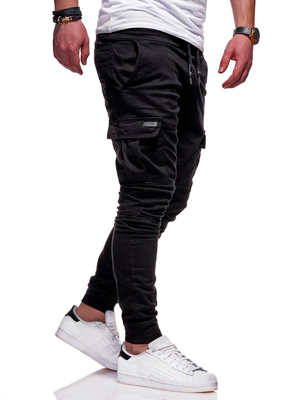 Men Jogger Pants New Fashion Sweatpants Men Fitness - Mubimart
