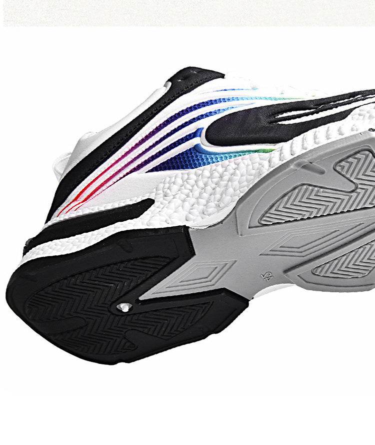 Colorful Casual Shoes Flying Woven Men's Shoes Trend Sports Shoes Men - Mubimart