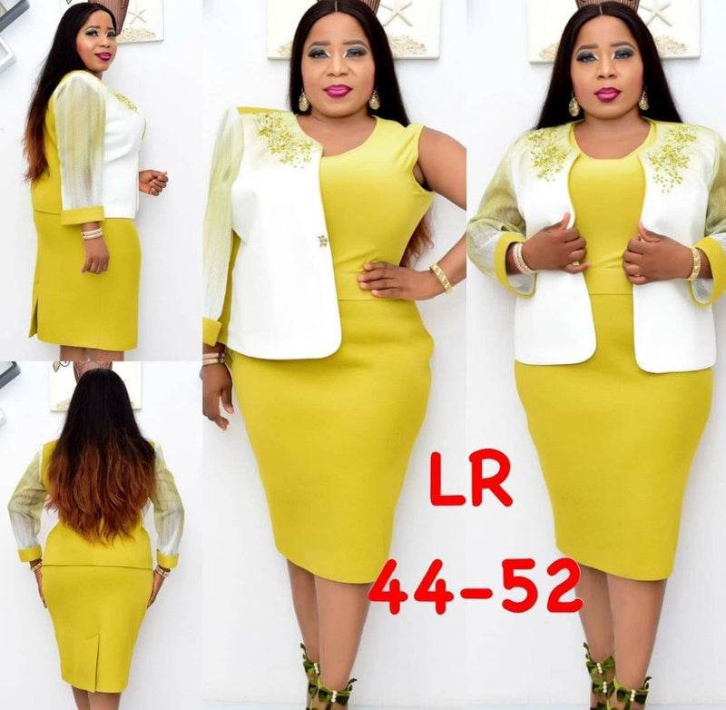 African Plus Size Small Coat Dress Printed Jacket Suit Women - Mubimart