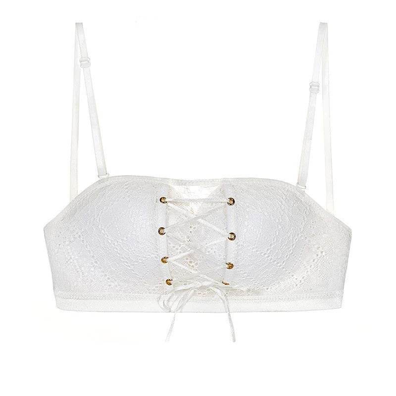 Super Push Up Invisible Backless Criscross Bra - Mubimart