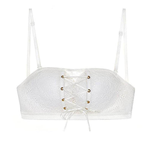Super Push Up Invisible Backless Criscross Bra - Mubimart