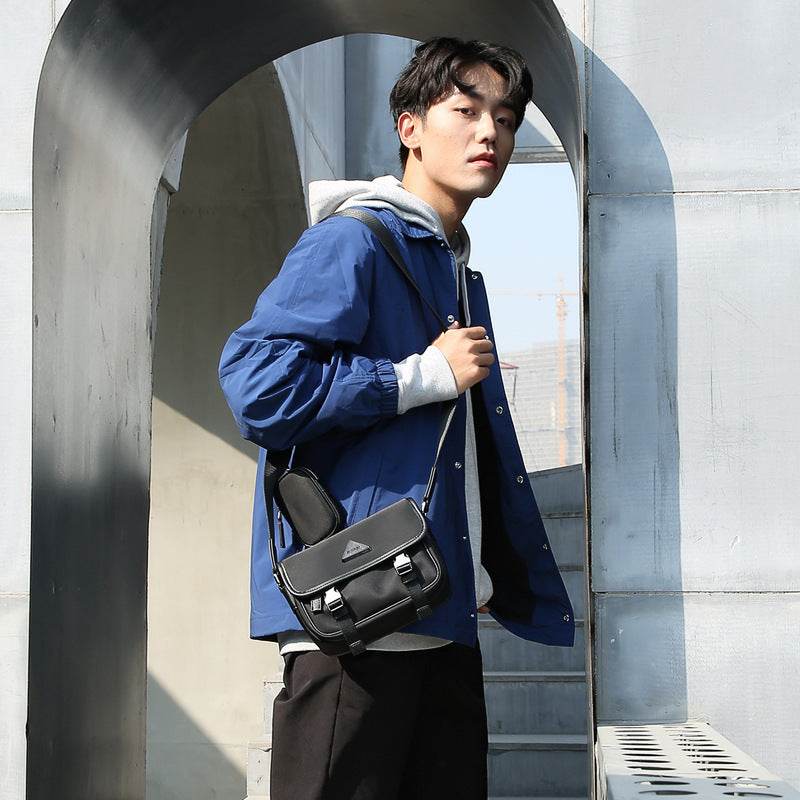 High-End Shoulder Bbag Mens Sashion Multifunctional Messenger Bag - Mubimart